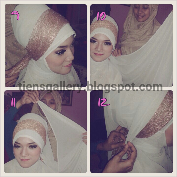 tutorial hijab pengantin tutorial jilbab pengantin marshanda cara menggunakan