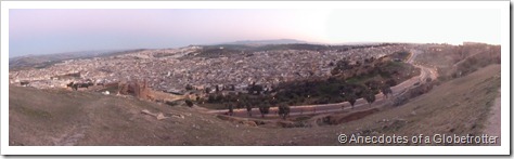 View from Merenid Tombs