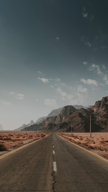 Desert Road Hd Wallpaper