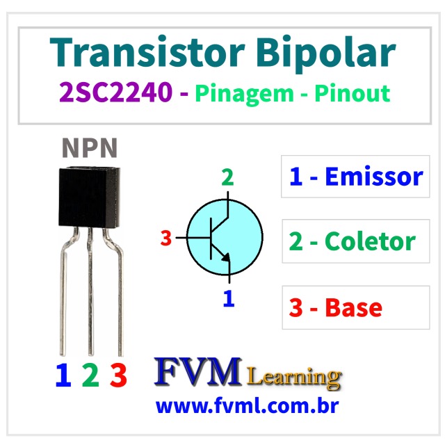 Datasheet-Pinagem-Pinout-transistor-NPN-2SC2240-Características-Substituição-fvml