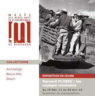 Capture d'écran de la présentation de l'exposition sur le site internet du Musée de Besançon