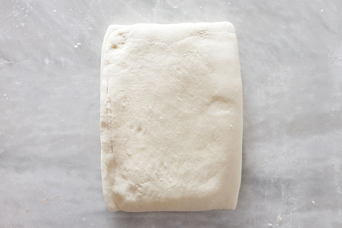 final puff pastry dough ready to use