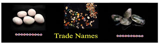 Tumbled stones, trade names for gems, trade names for tumblestones