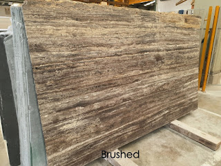 Travertine Silver Black