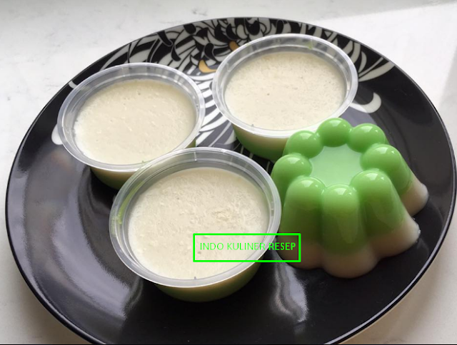 RESEP MEMBUAT PUDING PANDAN SUSU