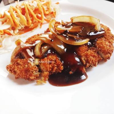 Chicken Katsu Black Paper