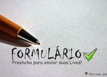 Formulário para envio de Vídeos e Live