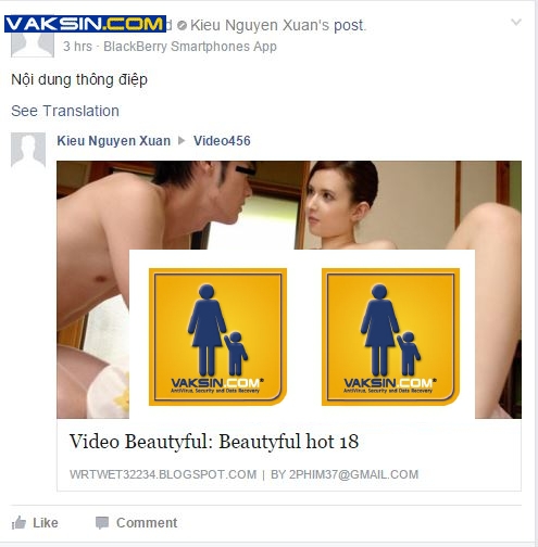 Cara mengatasi Kirim Otomatis Video Porno Vietnam Di Facebook