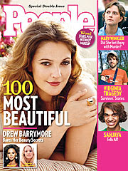 Drew Barrymore Tops 100 Most Beautiful People