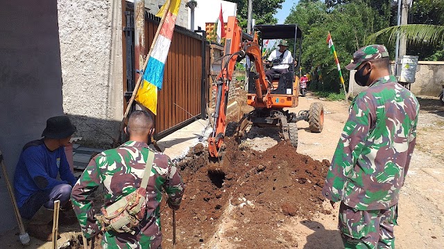 Perbaikan Drainase Program TMMD Wujudkan Keinginan Warga