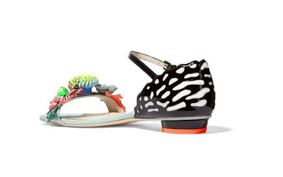 sophia webster underwater lilico appliqued leather sandals flats