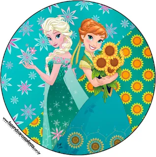 Frozen Fever Toppers or Free Printable Candy Bar Labels.