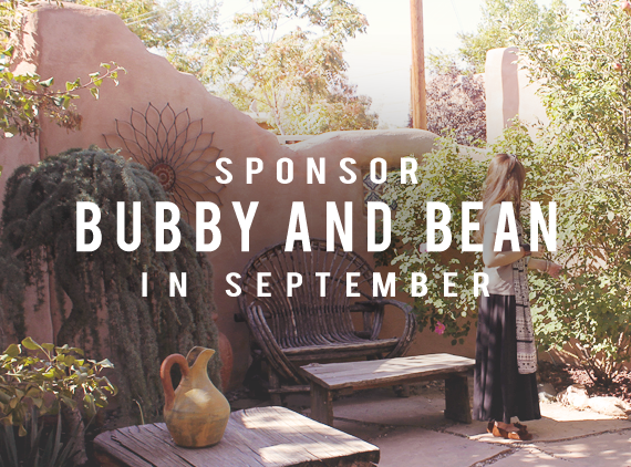 Come Be a Part of Bubby & Bean in September!