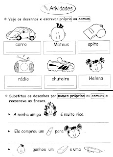 ATIVIDADES DE PORTUGUÊS PARA 3° ANO GRAMÁTICA INFANTIL