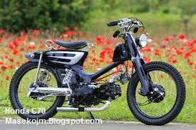 Kumpulan Modifikasi Honda C70 Motor Minti Keren dan Unik