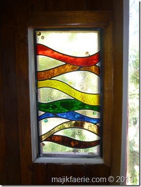 30 rainbow window