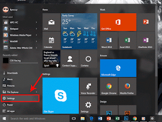 Cara Merubah tampilan Start Menu menjadi Full Screen di Windows 10