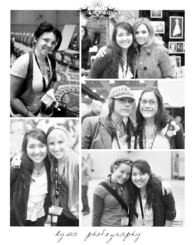 Feuza Reis, Lydia, Anna Costa, Jules Bianchi & Joy Bianchi Brown, Sarah Rhoads, and Heidi at WPPI in Las Vegas, Nevada