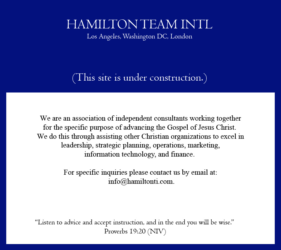 Hamilton Team Intl