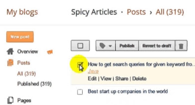 Tips To Set Up Keywords Tags In Blogger Post