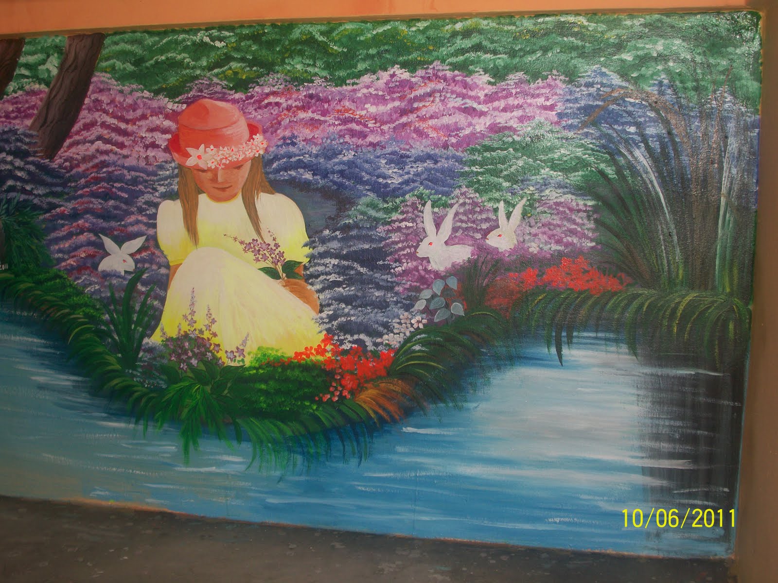  Mural  Contoh Lukisan  Dinding Mural  