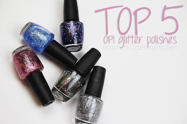 Top 5 OPI glitter polishes