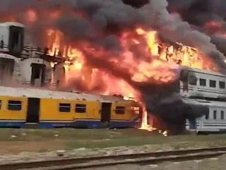 Kebakaran Konservasi di Stasiun Cikaum