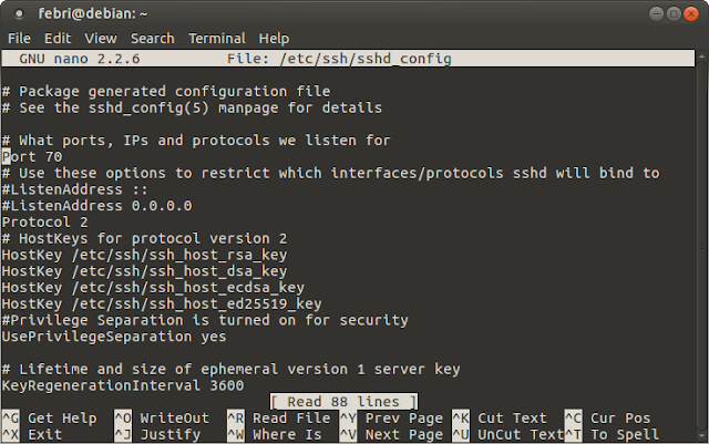 Installasi Remote Access (Openssh & Telnet) Pada Debian 8 Jessie