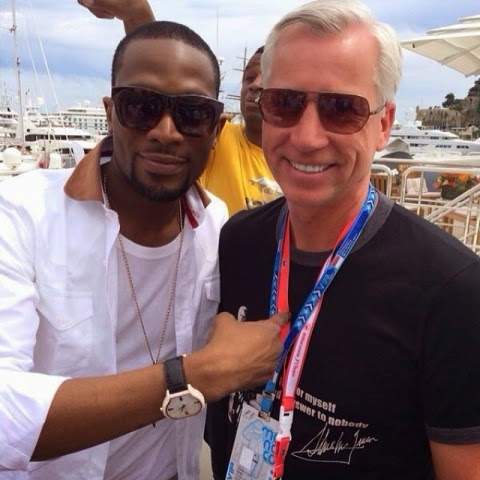 D'banj hangs out with the big boys in Monaco
