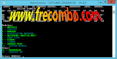 GiftCard Generator Offical V1.4.0 Kelton Schmidt