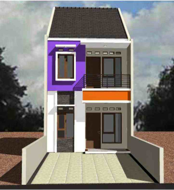 Contoh desain rumah minimalis type 60