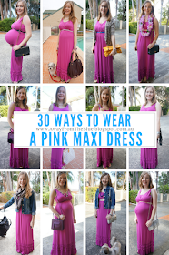 #30 wears: ways to wear a pink maxi dress | Away From Blue Blog