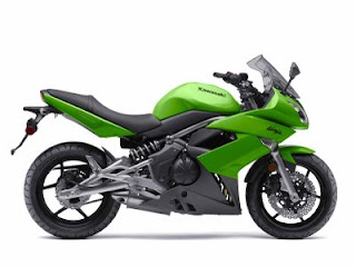 Motorcycles 2009 Kawasaki Ninja 650Rf Green Sport Edition Full Fairing