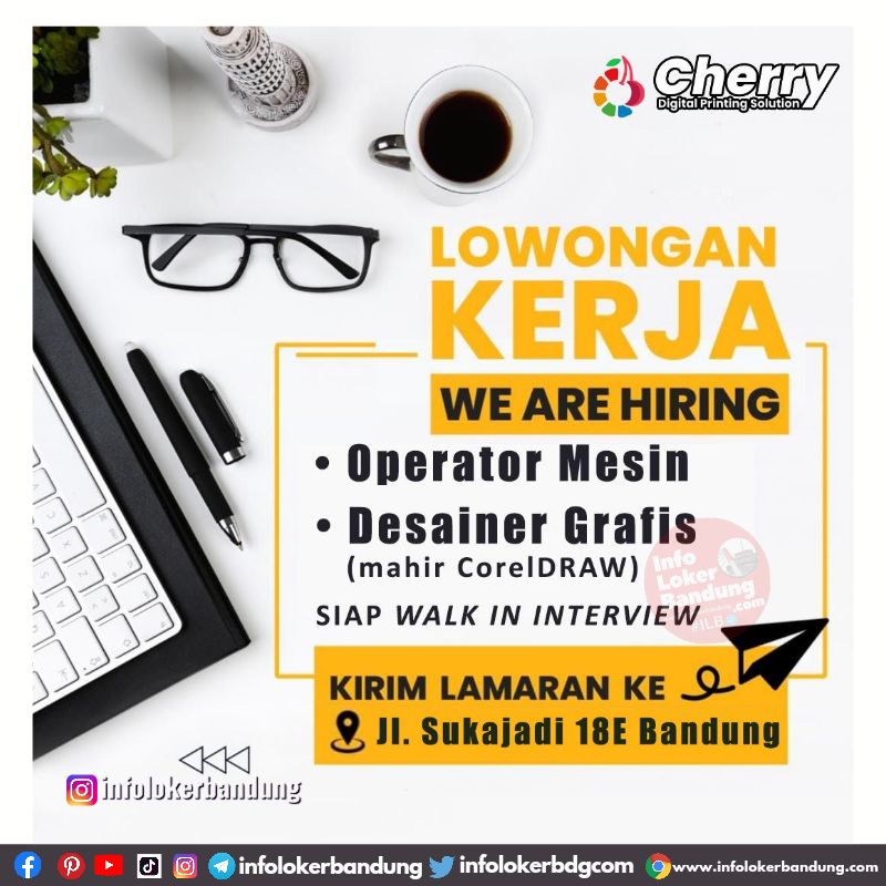 Lowongan Kerja Cherry Digital Solution Bandung November 2023