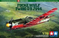 Tamiya 1/72 FOCKE-WULF FW190 D-9 JV44 (60778) Color Guide & Paint Conversion Chart 