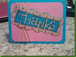 Thank you card