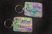 Personalized Shrinky Dink Keychains 