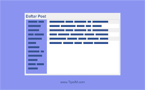 Cara Membuat Daftar Isi Otomatis Berdasarkan Label di Blog