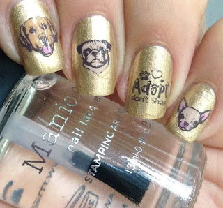 6 ideas de diseños de uñas para amanes de los perros