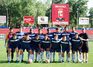 Entrenando a jugadores de futbol 2012