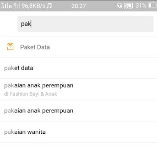 belanja online shop-pilih paket data