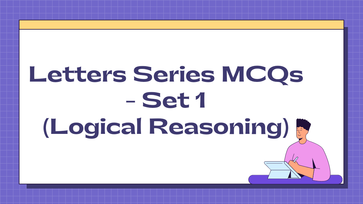 Letters Series MCQs ( Set 1 )