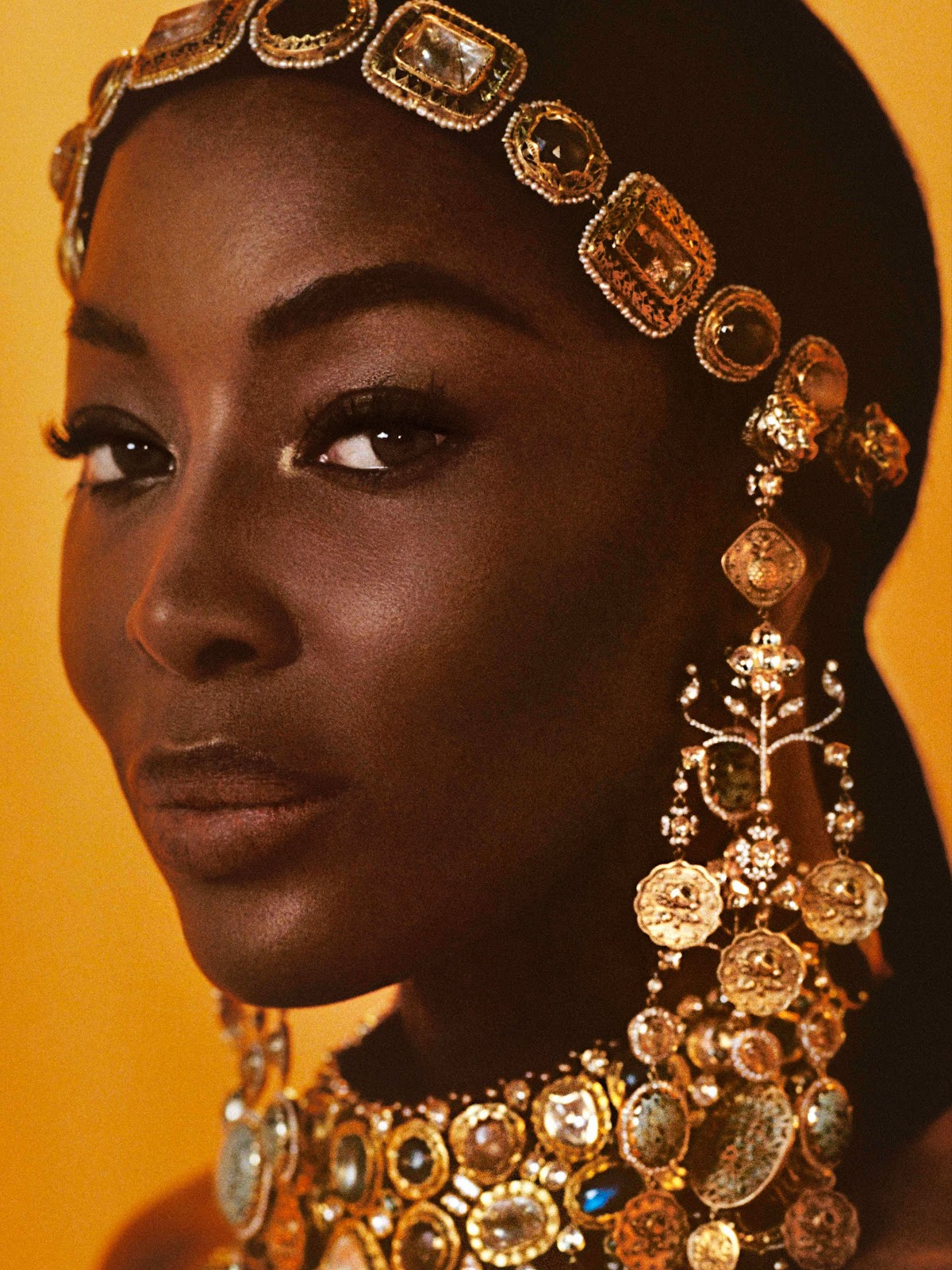 Naomi Campbell in Vogue India March/April 2023 by Campbell Addy