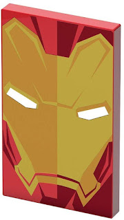Cargador portátil (4000mAh) batería externa móvil para celulares, diseño Iron man. Tribe Marvel 