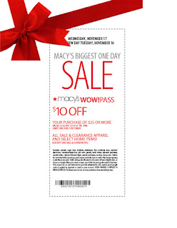 Free Printable Macy's Coupons