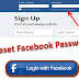 Resetting Facebook Password