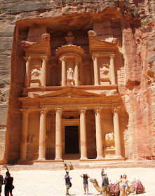 The rock beauty of Petra, Jordan