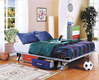 Boys Twin Bedroom Ideas Photos The Boys' Teen Trends Primary Twin Bed creates full use