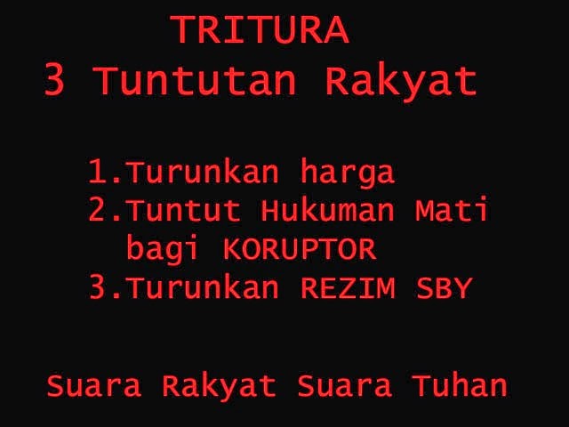 Bunga Rampai Aceh: Aksi-Aksi Trituta (Tiga Tuntutan Rakyat 