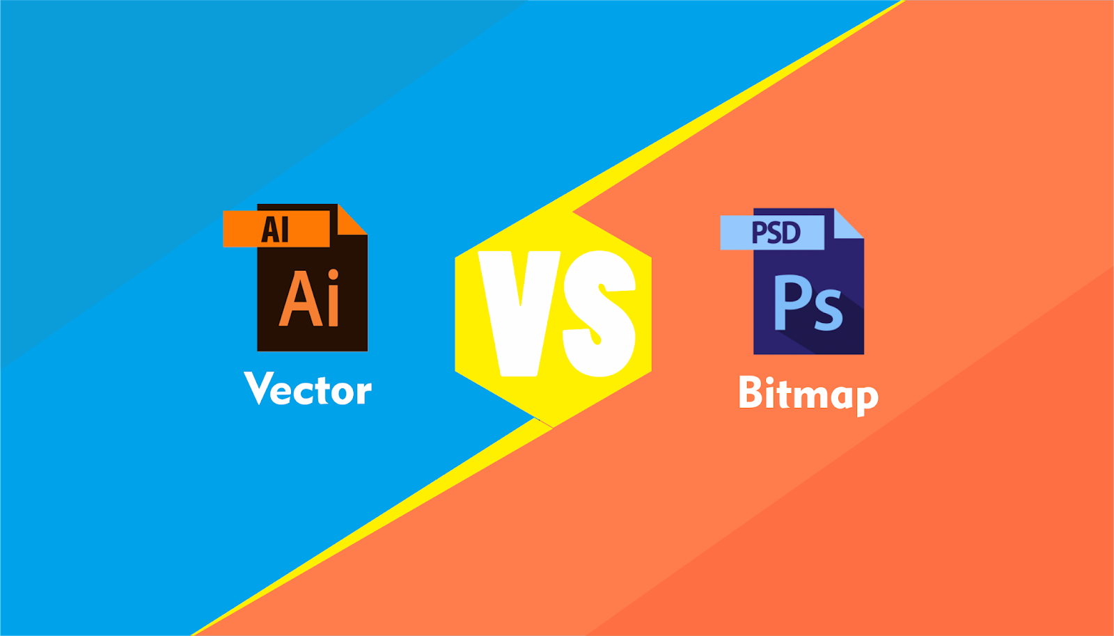 Perbandingan Desain  Grafis  File Vector dan Bitmap Vector 